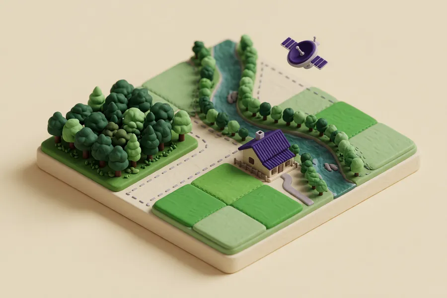 Cadastro ambiental rural: APP, reserva legal e perímetro conferidos por satélite